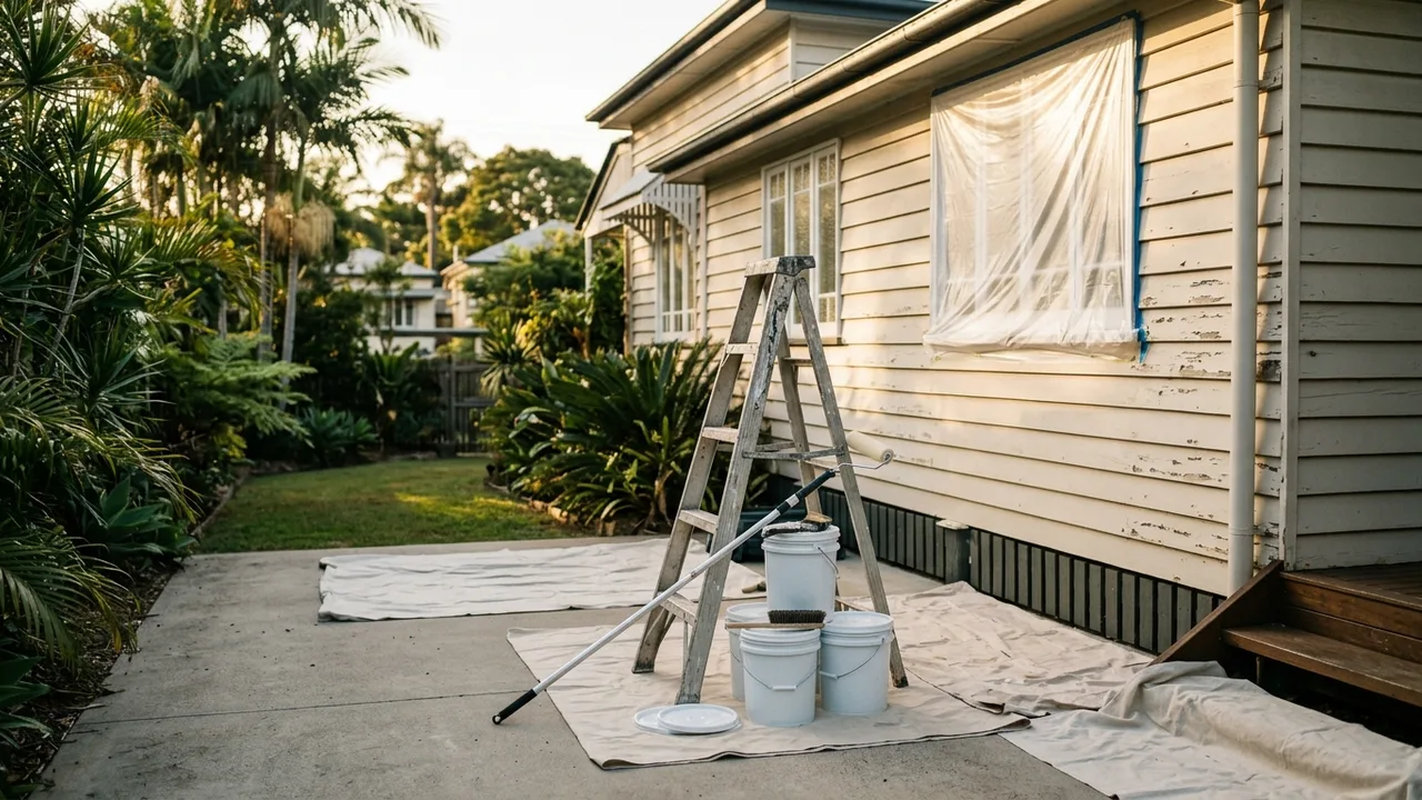 Brisbane painter context shot for "How to Prepare for Your Painter Call"
