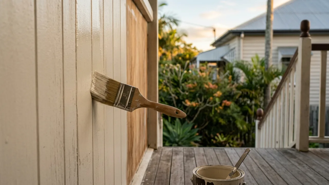 Brisbane painter detail relevant to "When Is the Best Time of Year to Paint a Brisbane Home?"