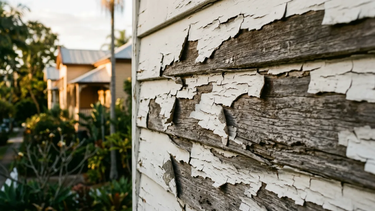 Why Is the Paint on My Queenslander Peeling and Cracking? in Ashgrove
