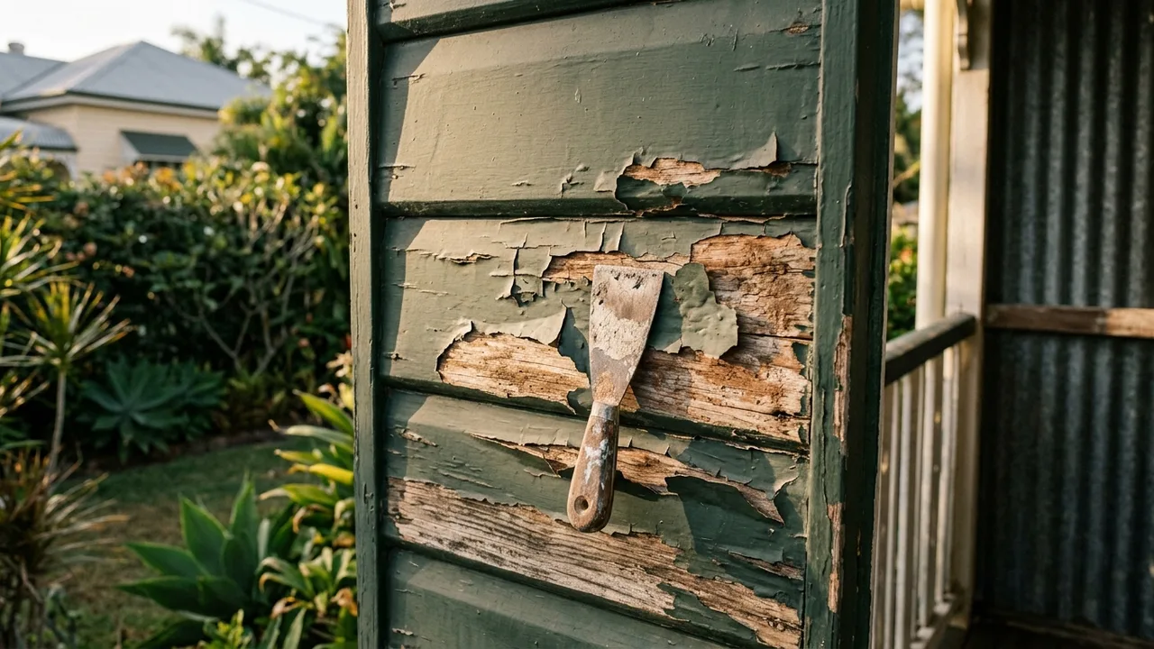 Brisbane painter detail relevant to "Why Is the Paint on My Queenslander Peeling and Cracking?"