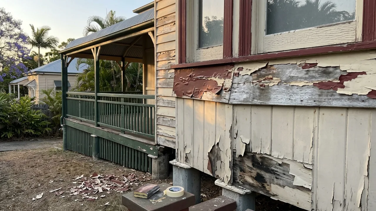 Brisbane painter context shot for "Why Is the Paint on My Queenslander Peeling and Cracking?"