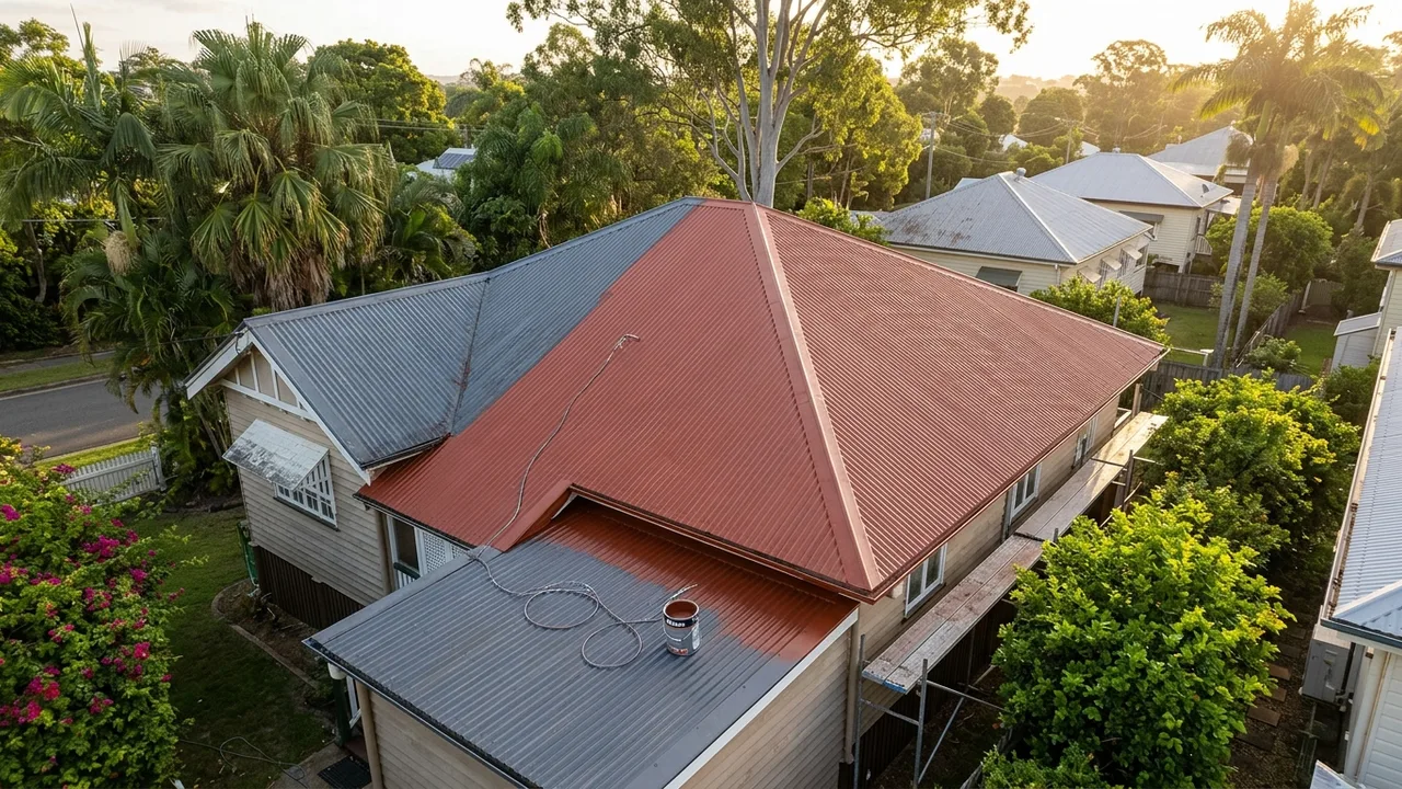 Brisbane painter context shot for "Is Roof Painting Worth the Money on a Brisbane Home?"