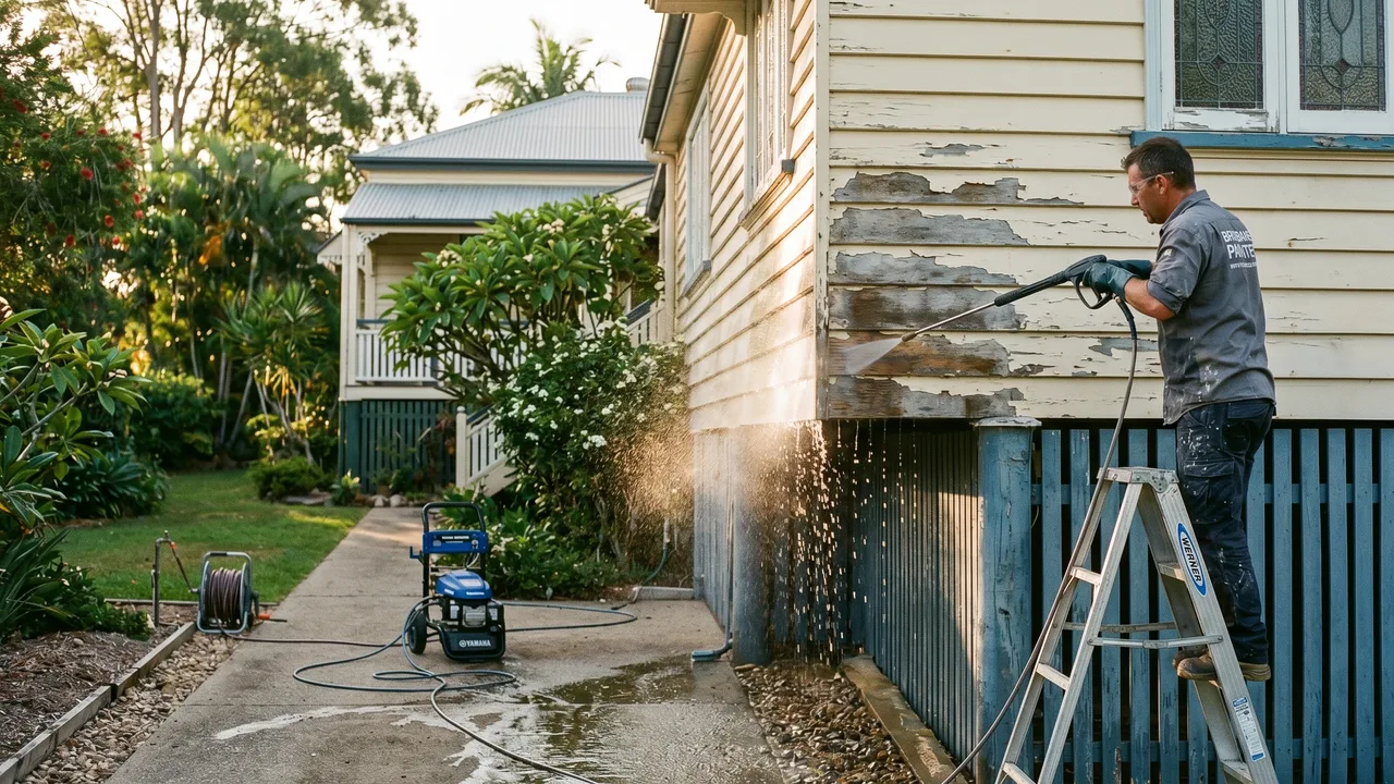 Pressure Wash and Surface Prep in Ashgrove